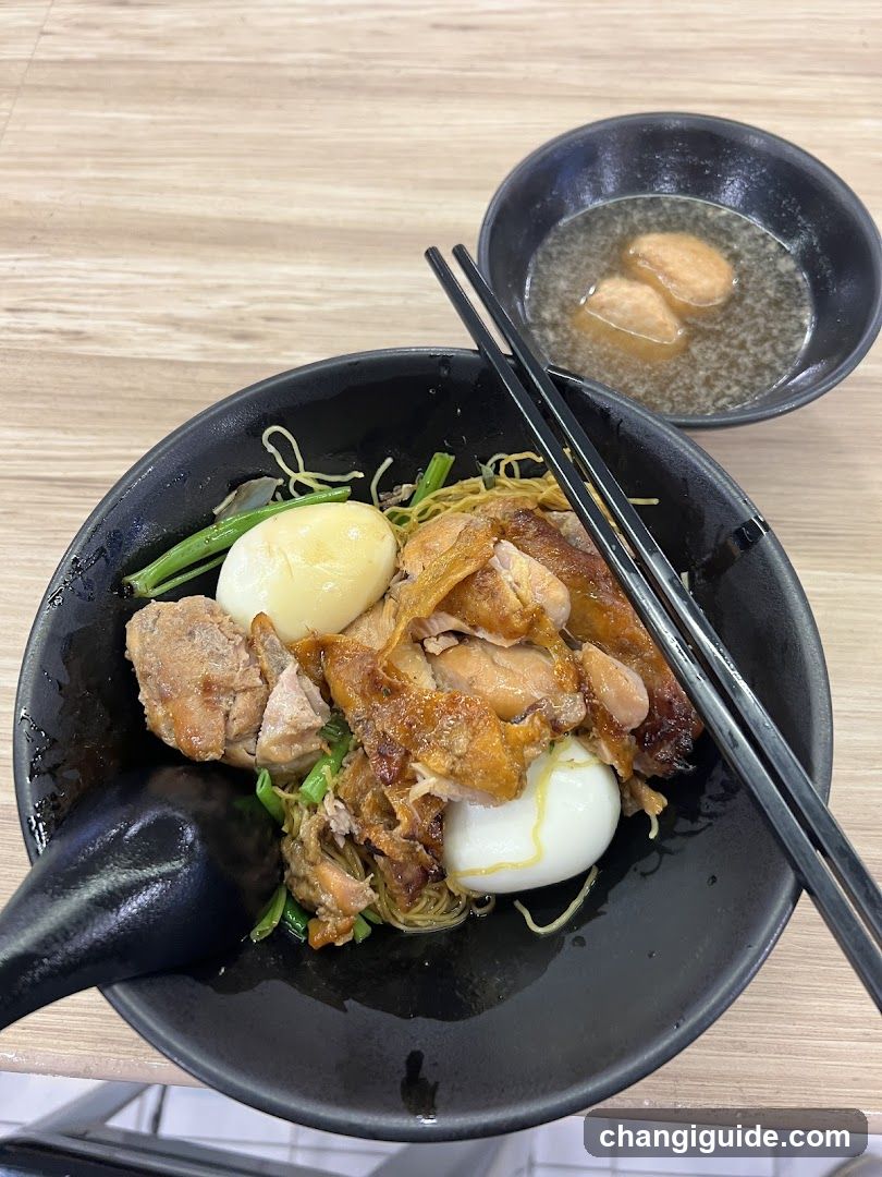 Chicken Ramen Bowl with Egg and Broth