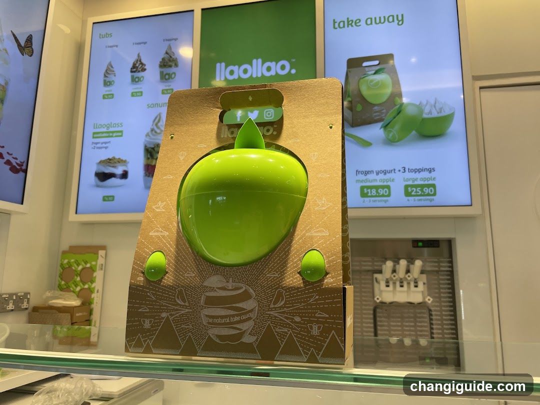 Laollao Yogurt Shop Interior Display