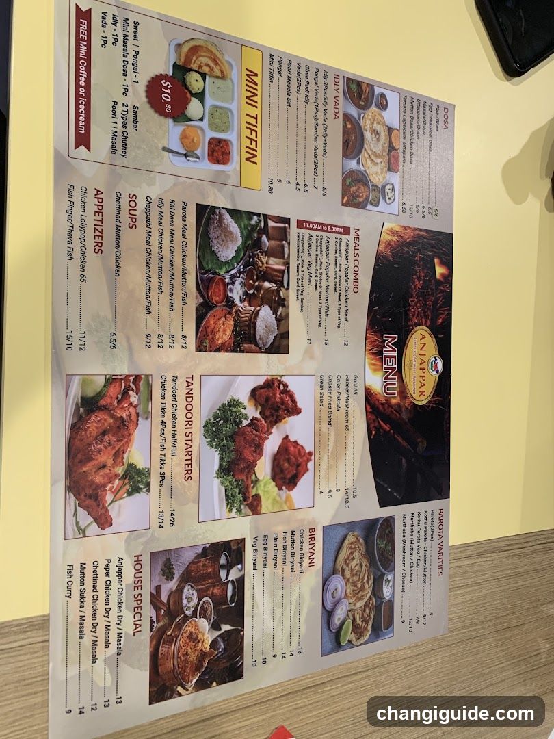 Indian Restaurant Menu