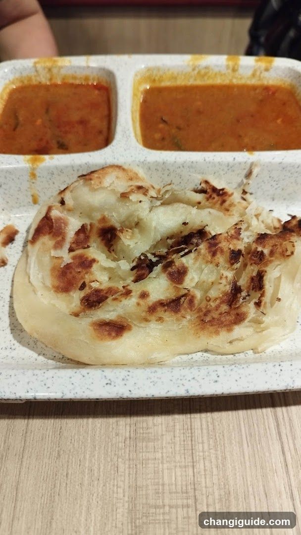 Roti Prata with Curry Sauce