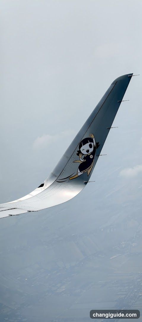Airplane Wing with Character Design