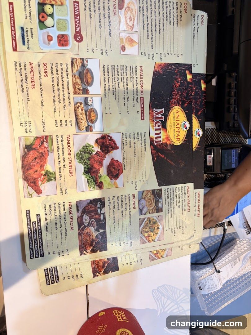 Ani Parar Menu