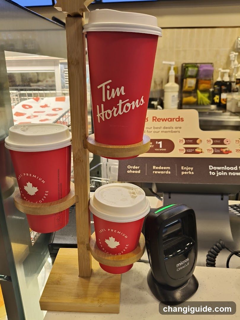 Tim Hortons Cup Display