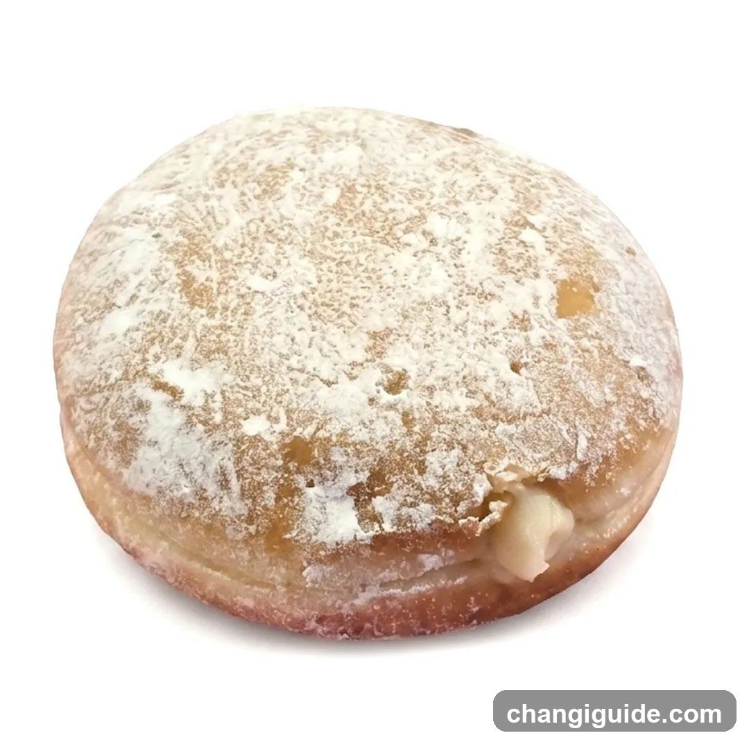 Doughnut with Powdered Sugar