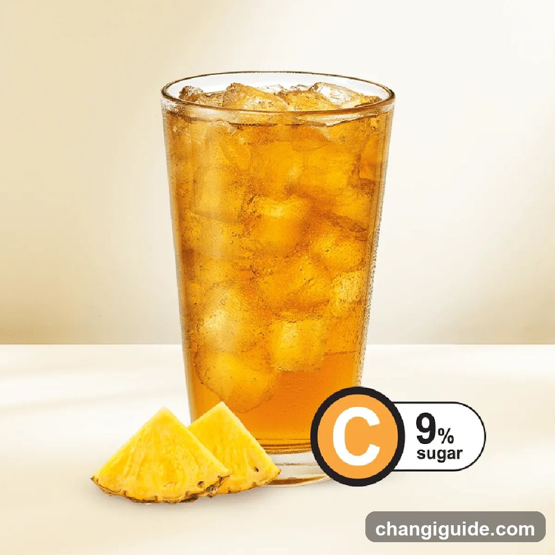 Iced Tea with Pineapple