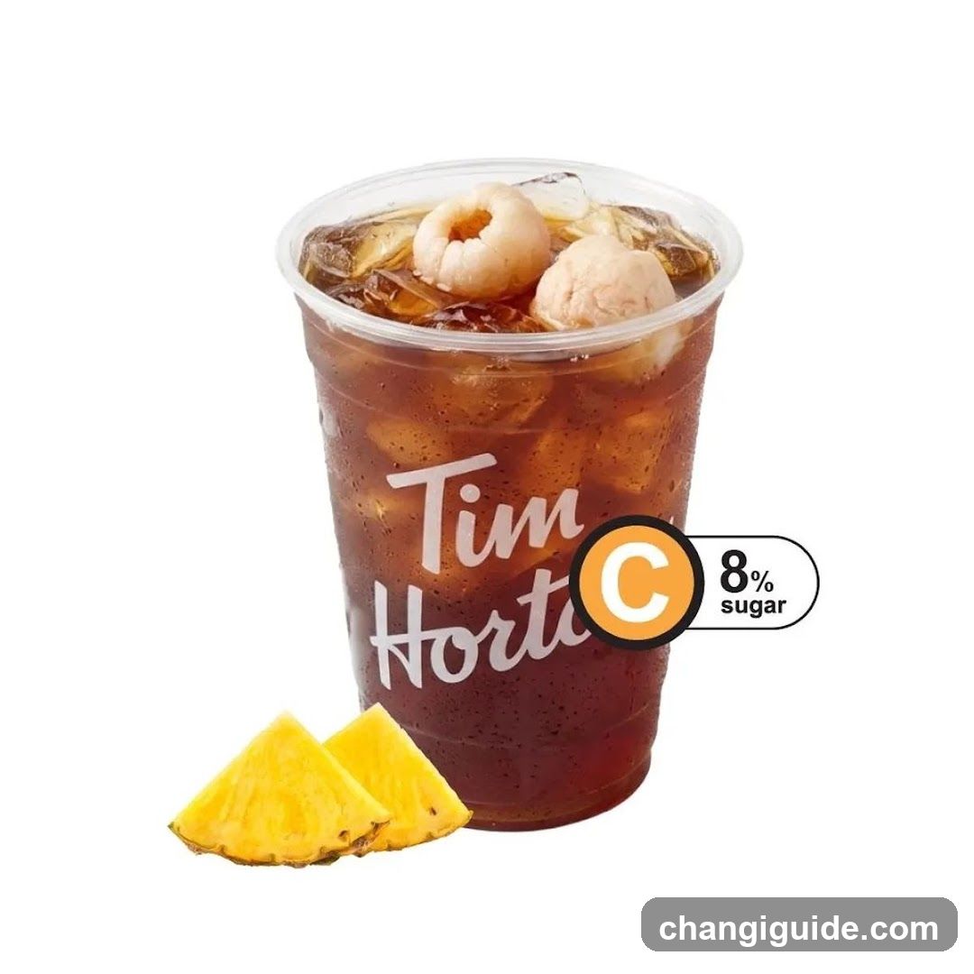 Tim Hortons Iced Tea with Pineapple and Lychee