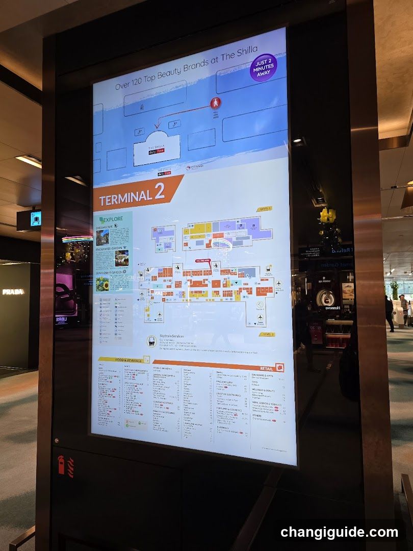 Terminal 2 Map Display