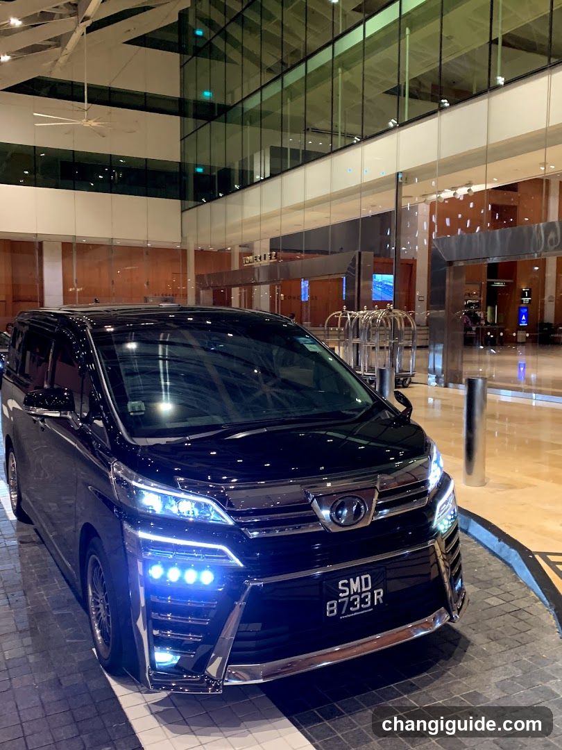Luxury Van in Hotel Lobby