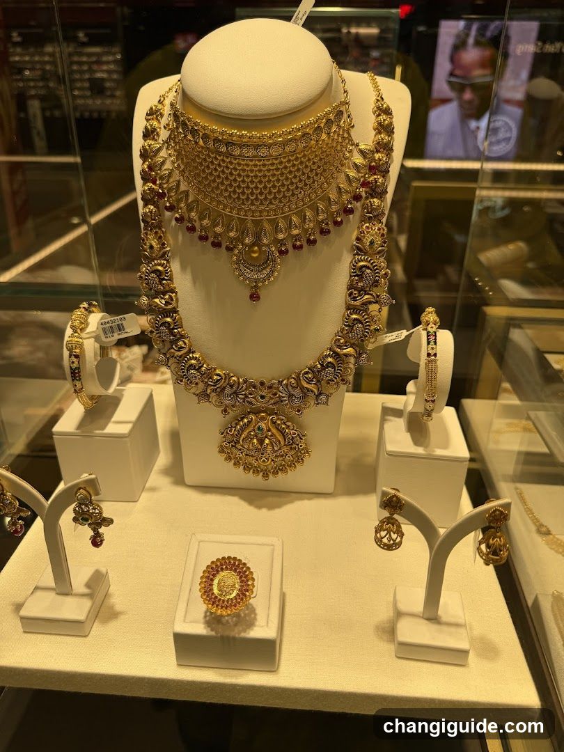 Gold Jewelry Display