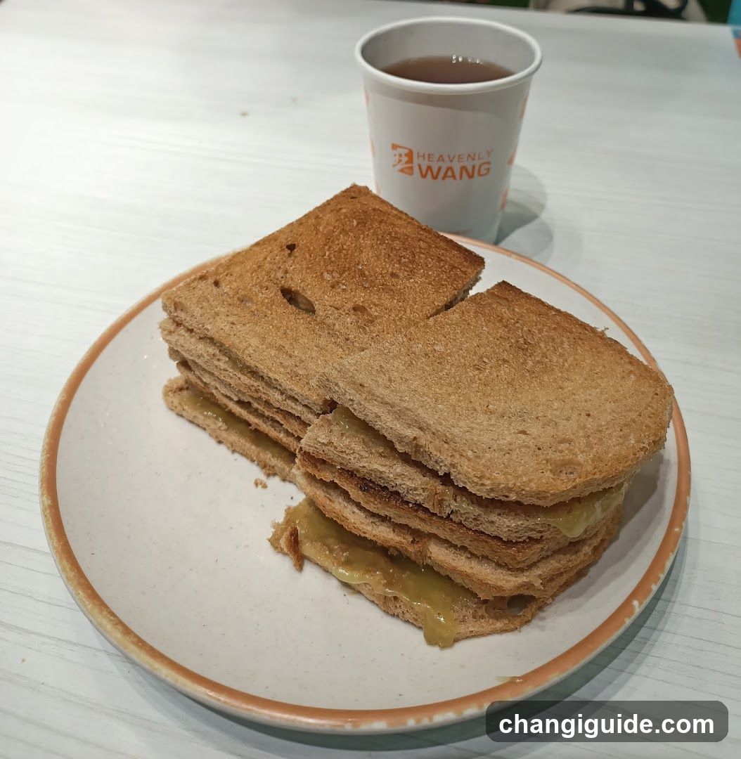 Toasted Sandwich with Tea