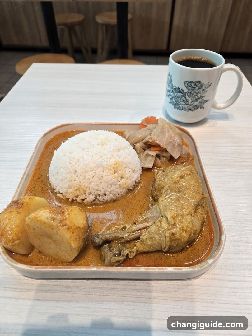 Curry Chicken Rice Meal