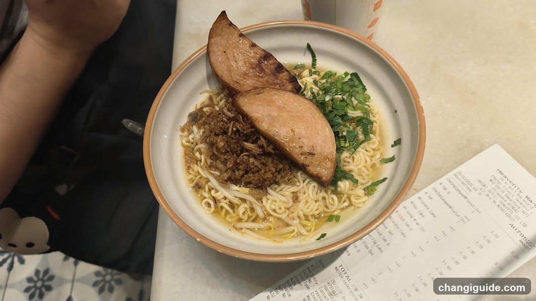 Ramen Bowl with Receipt