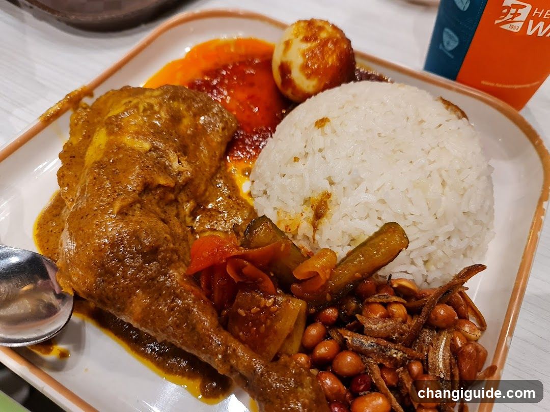 Curry Chicken Rice Plate