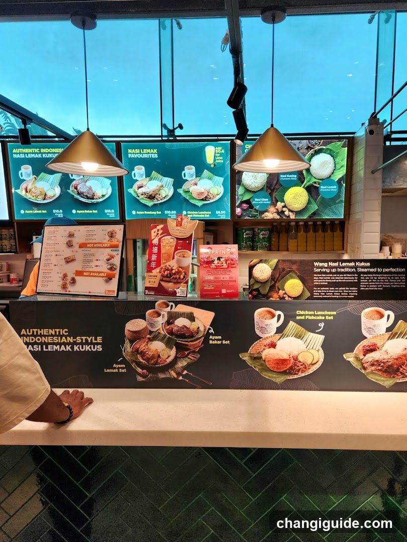 Indonesian Restaurant Interior Display