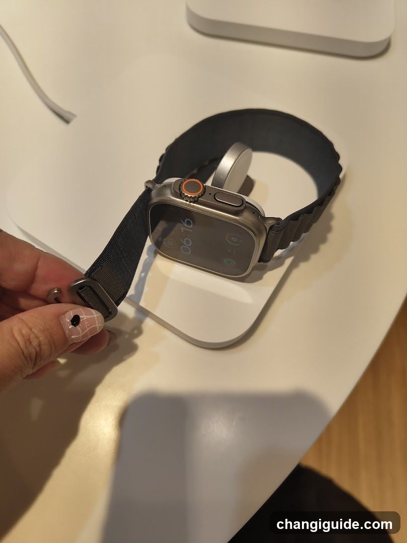 Smartwatch on Display Stand