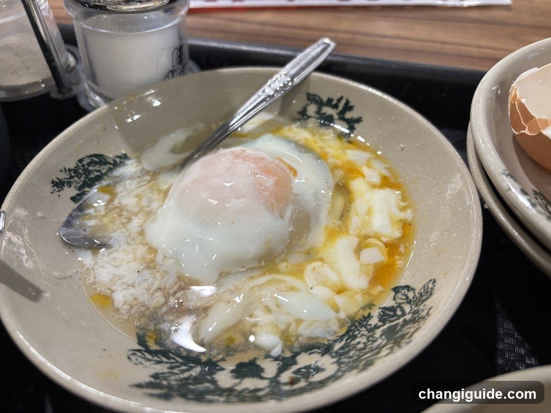 Egg Dish with Spoon