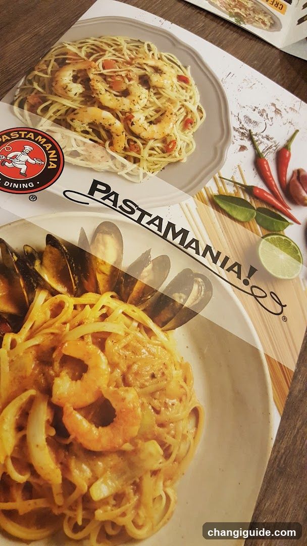 PastaMania Menu Display