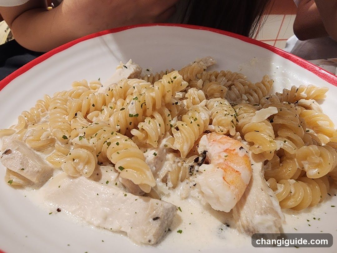 Pasta with Shrimp and Fish
