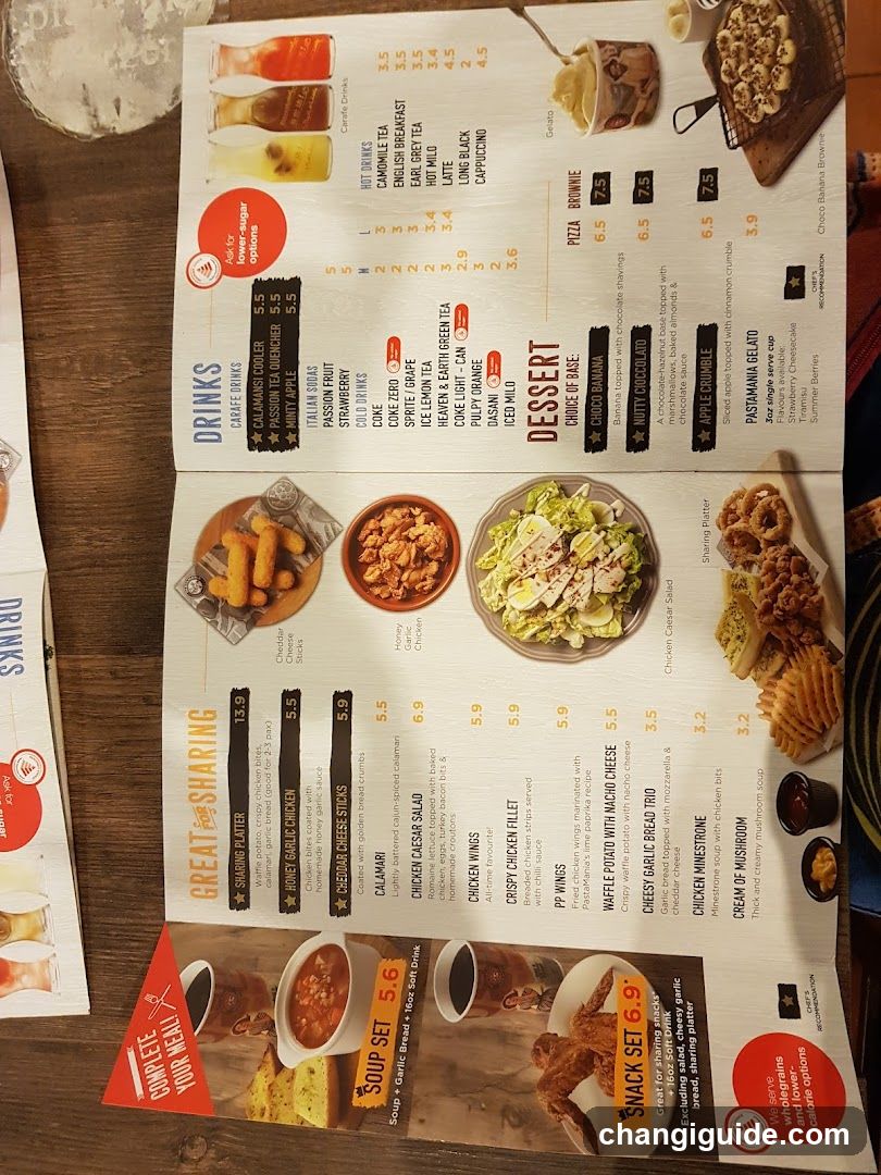 Restaurant Menu Spread
