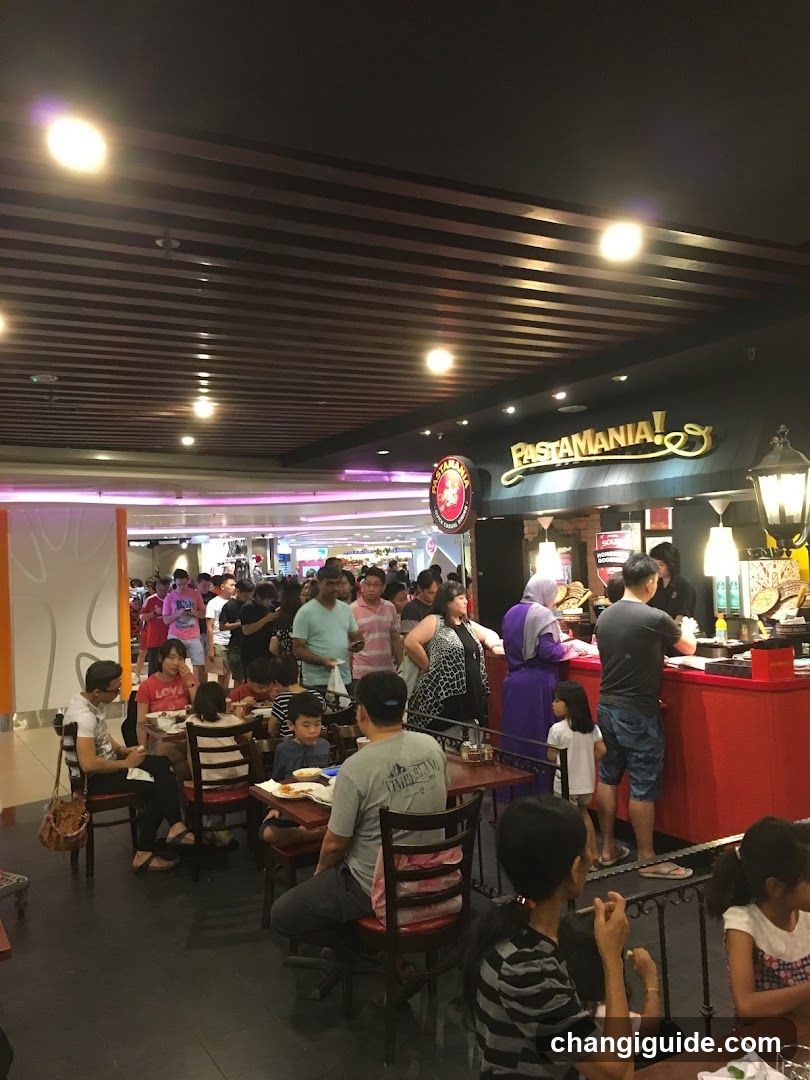 Busy Food Court Interior