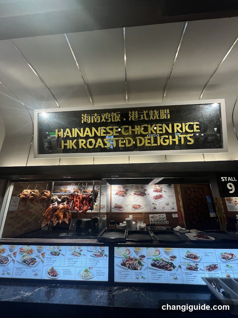 Hainanese Chicken Rice & HK Roasted Delights Stall