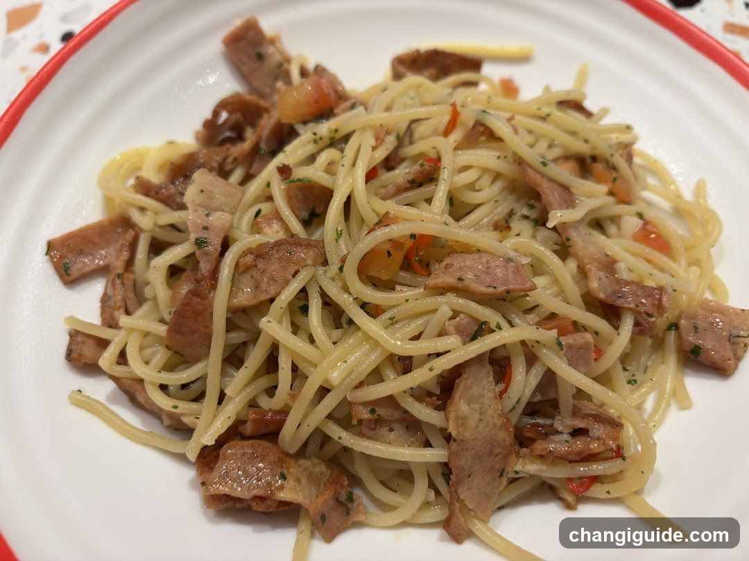 Spaghetti with Meat and Herbs