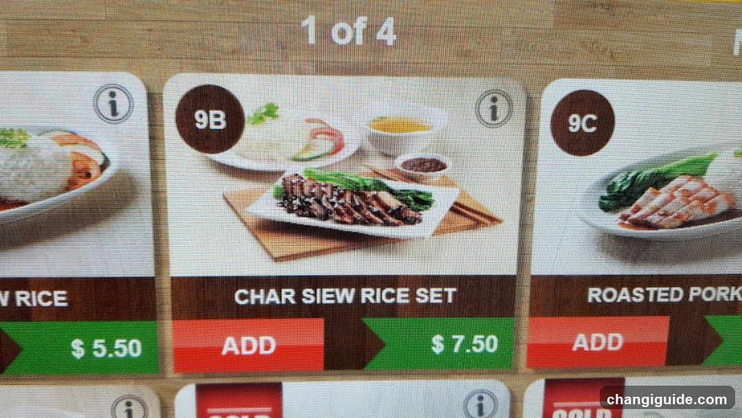 Food Menu Display
