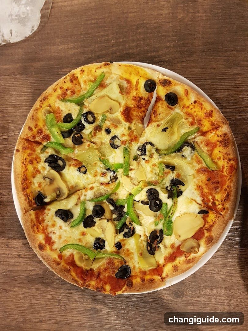 Artichoke and Olive Pizza