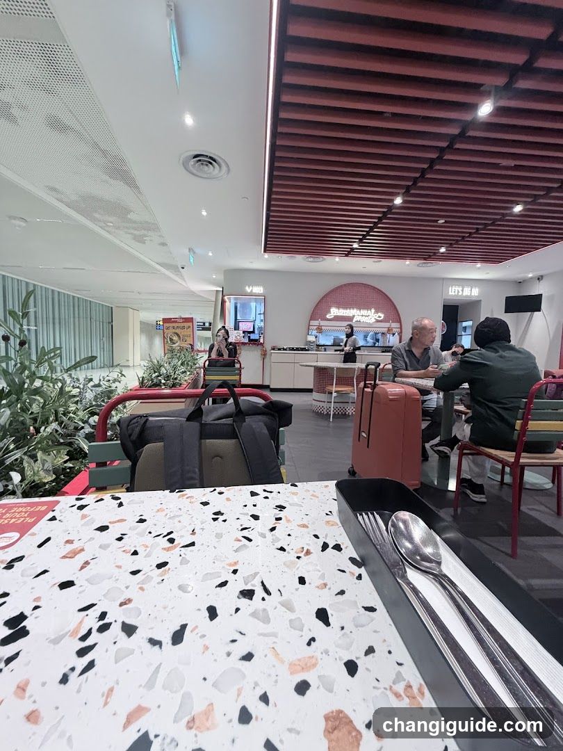 Airport Lounge Dining Area