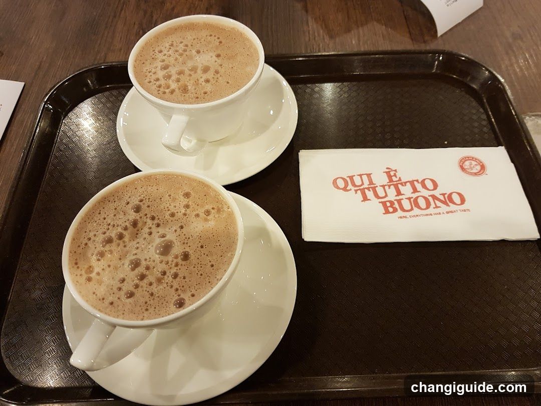 Coffee on a tray