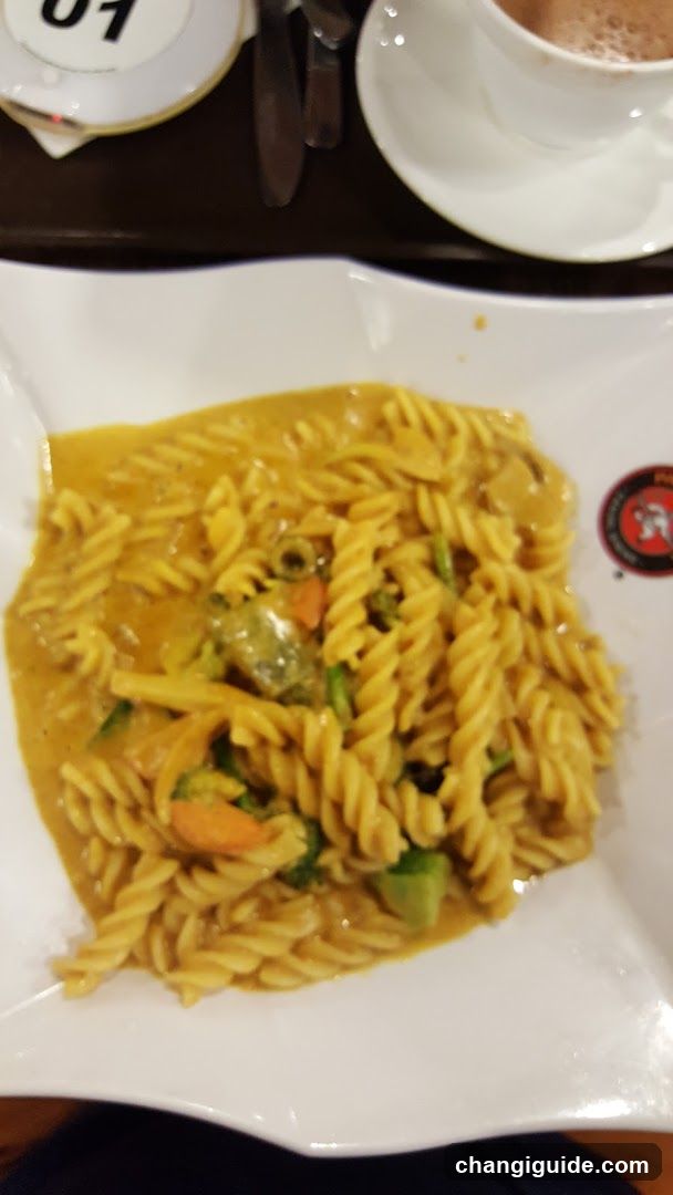 Pasta Dish with Curry Sauce