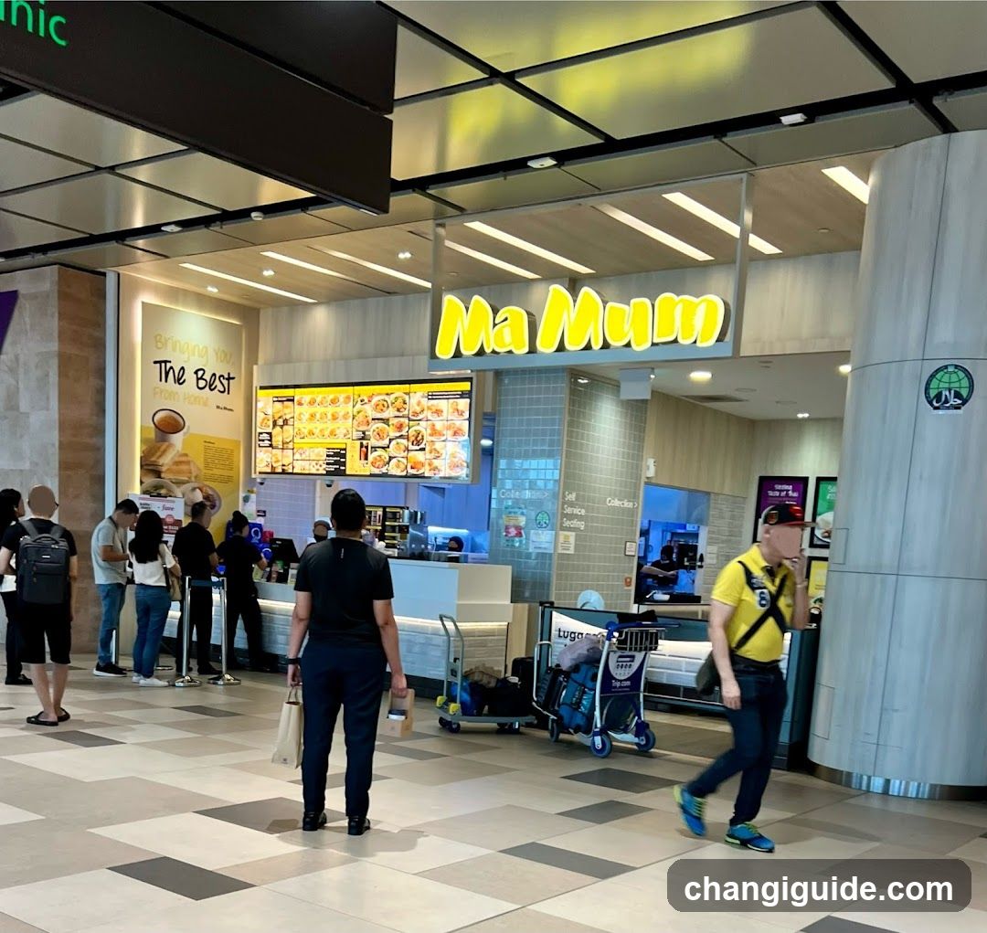 Airport Food Court Scene