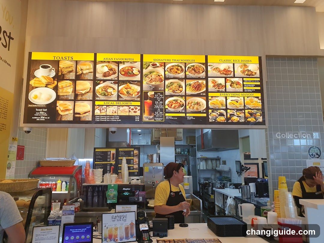 Food Court Counter Interior