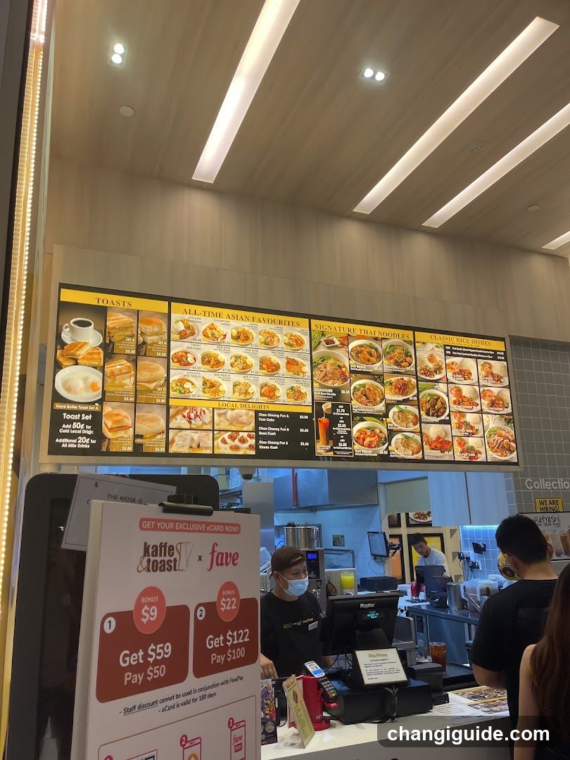 Kaffa & Toast Counter Interior