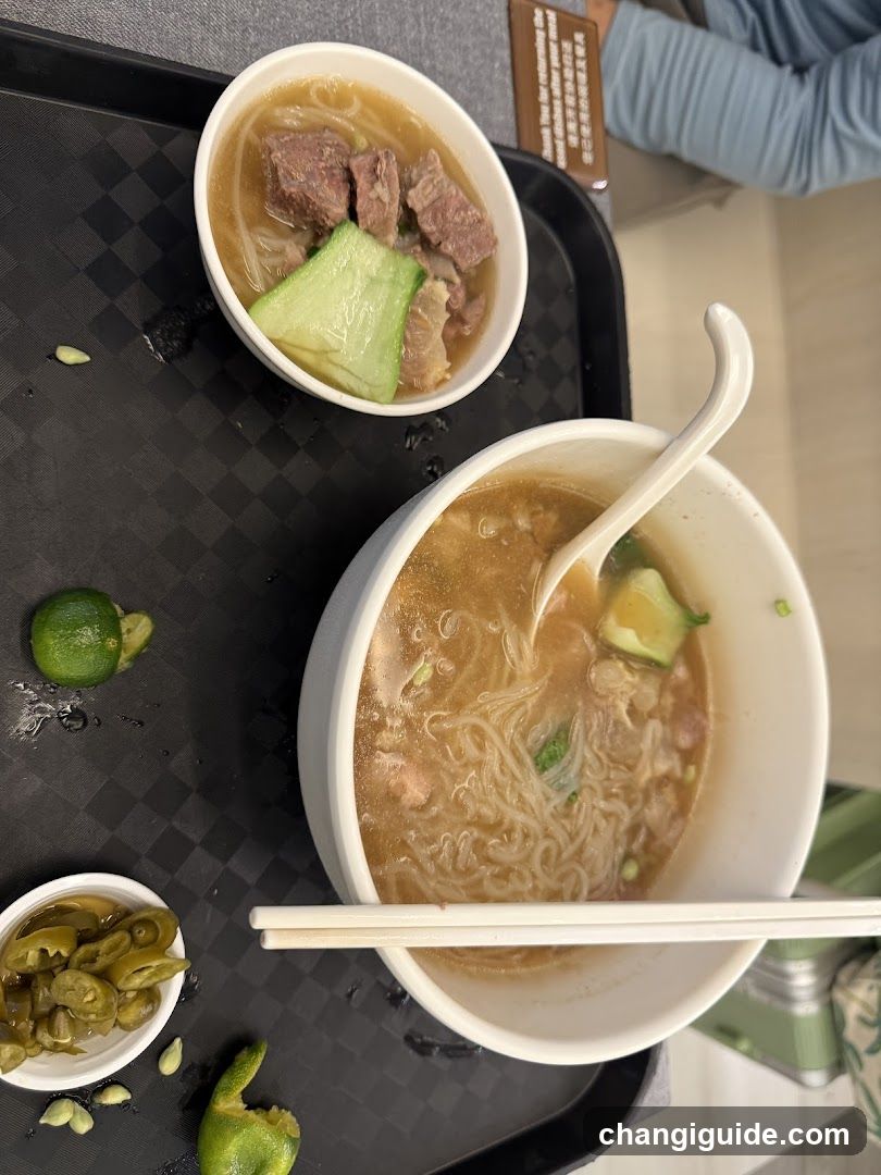 Noodle Bowl with Side Dishes