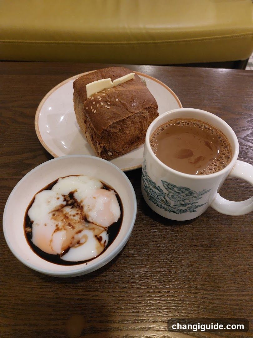 Breakfast with Toast and Coffee