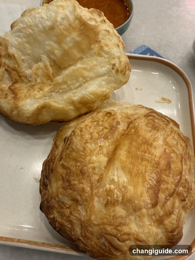Flaky Pastries on a Plate
