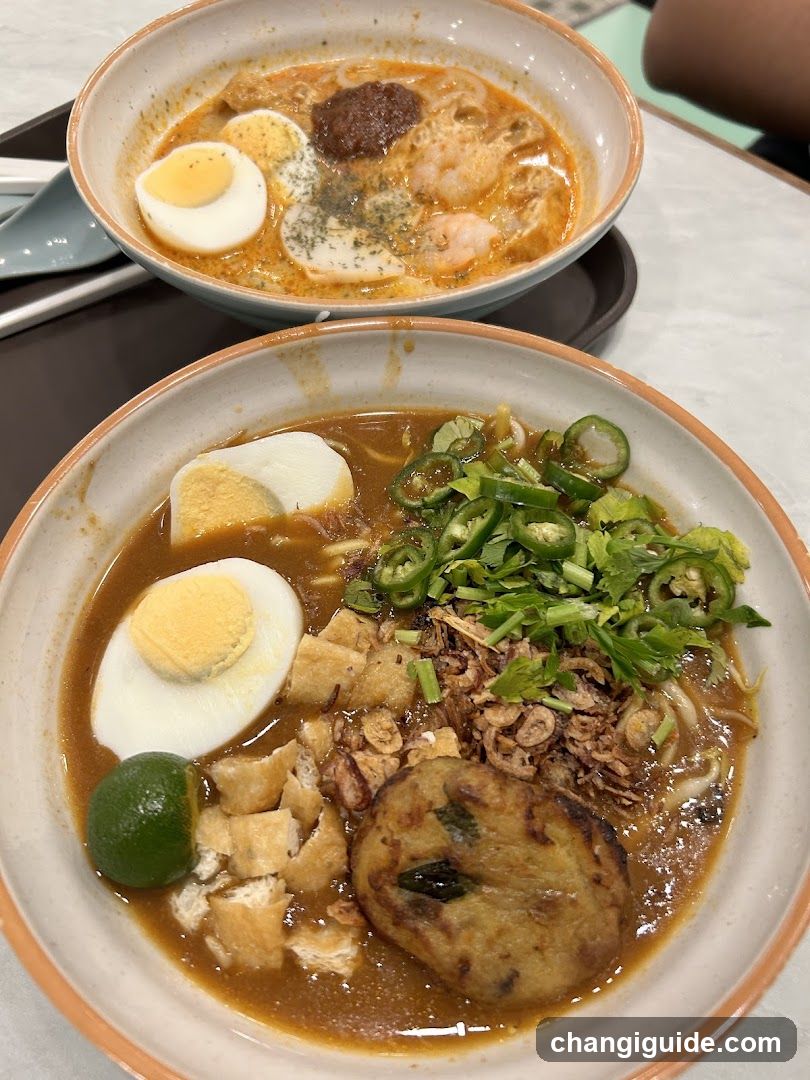 Lauk Mee with toppings