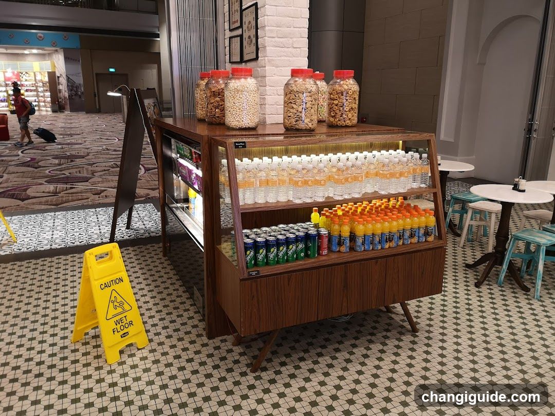 Snack and Drink Display Stand