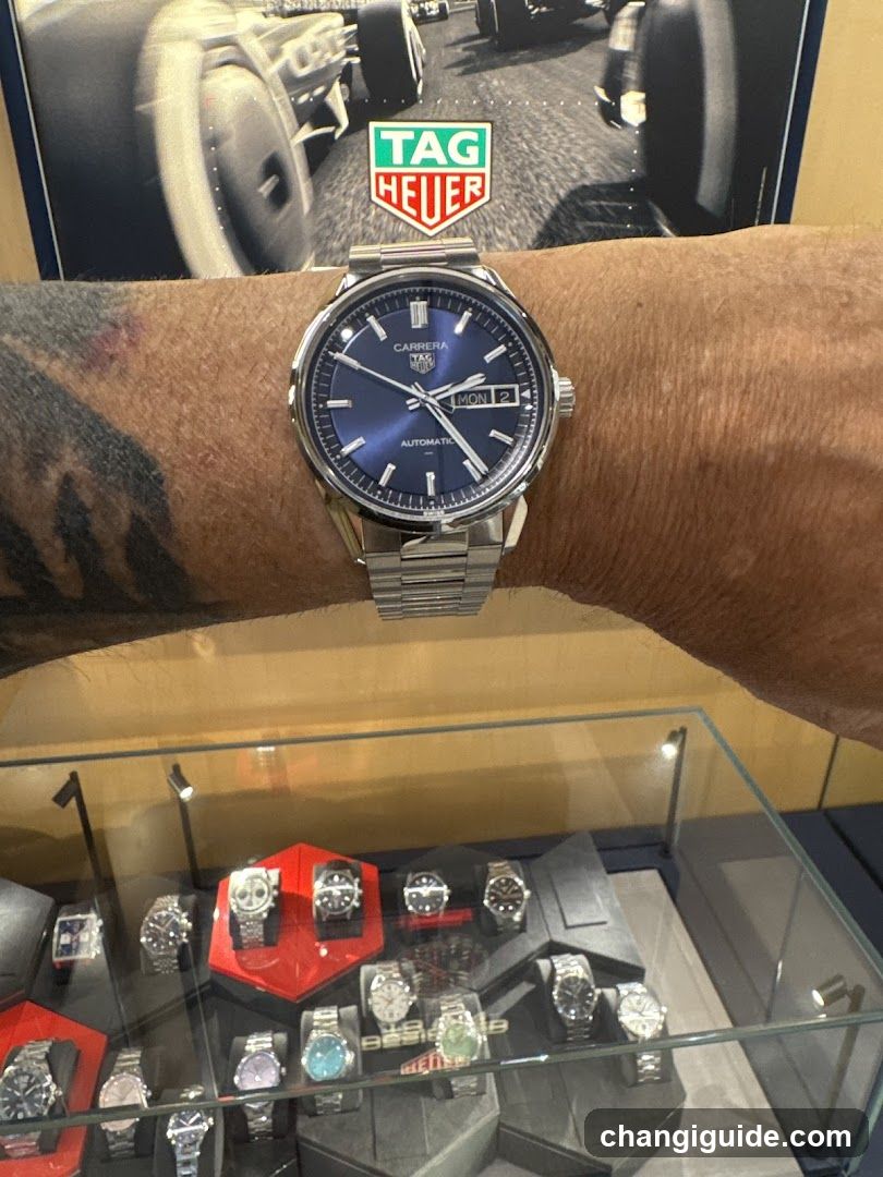 TAG Heuer Watch Display