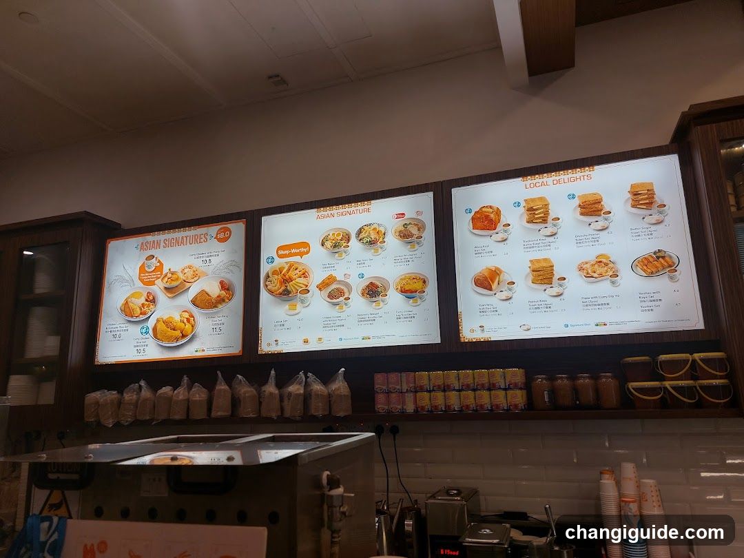 Asian Signatures Menu Board