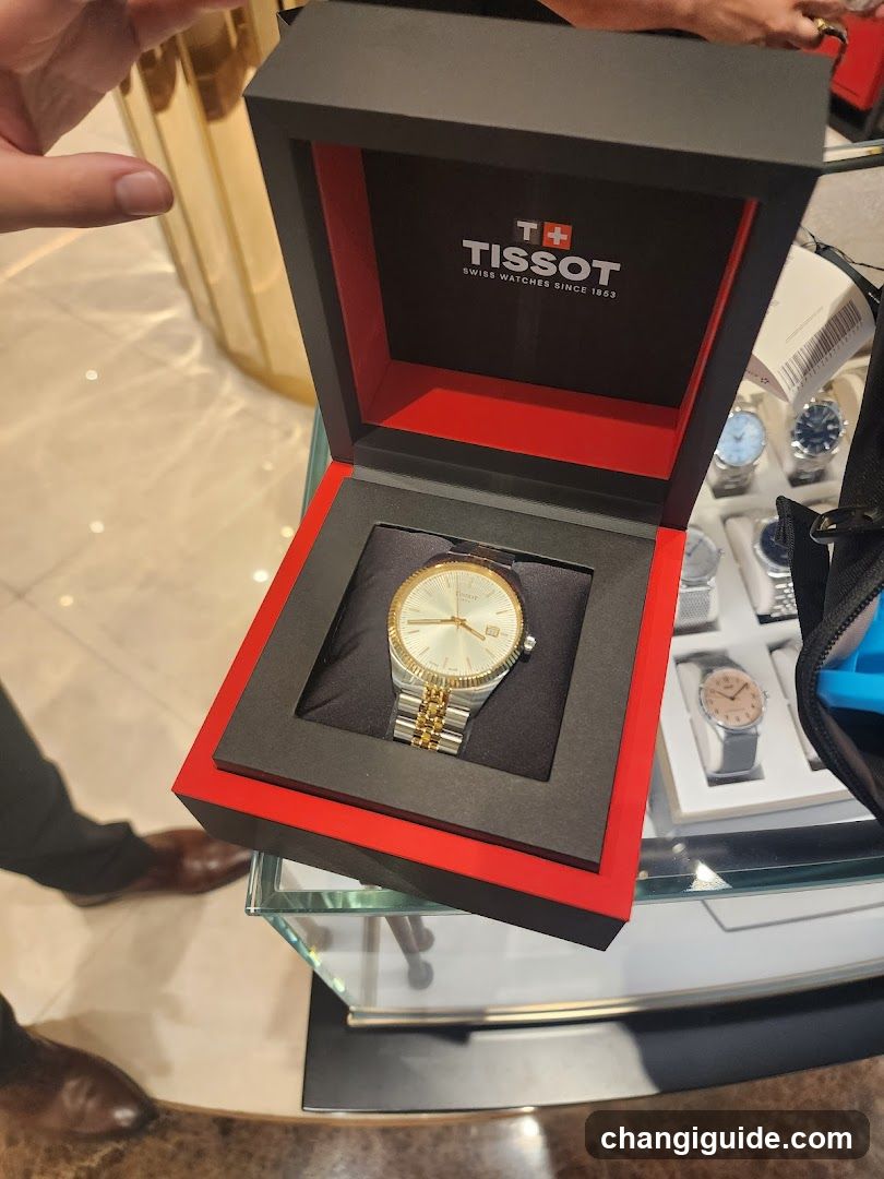 Tissot Watch Display