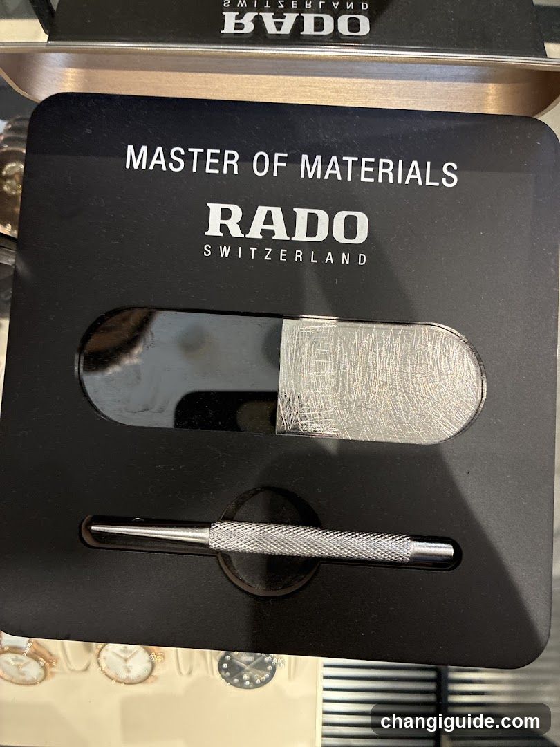 Rado Watch Display Card