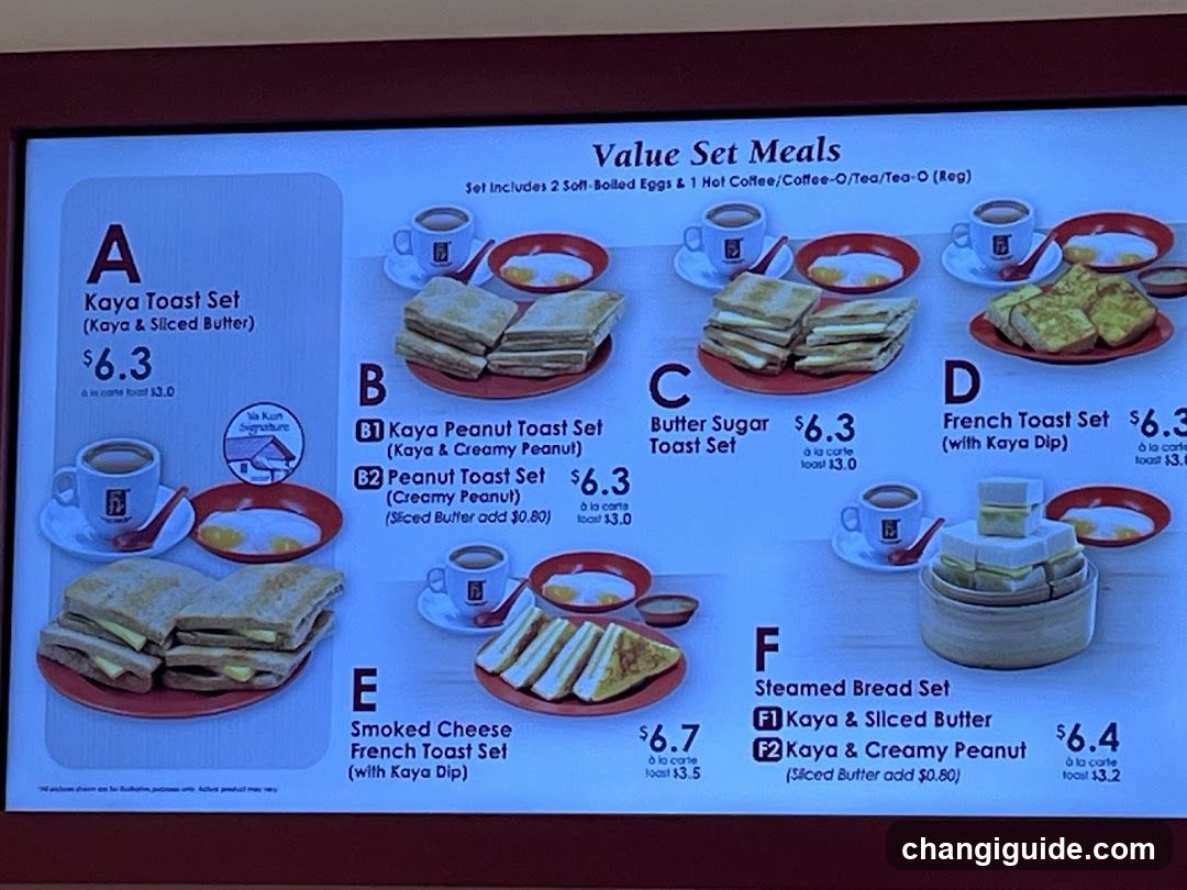 Value Set Meals Menu Board