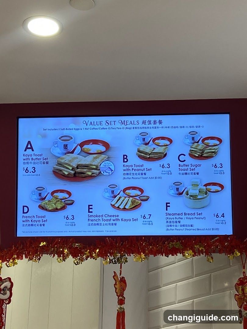 Value Set Meals Menu Board