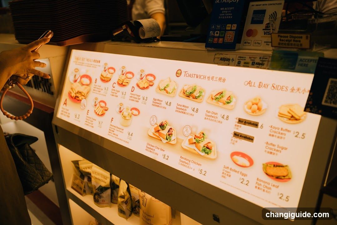 Toastwich Menu Board