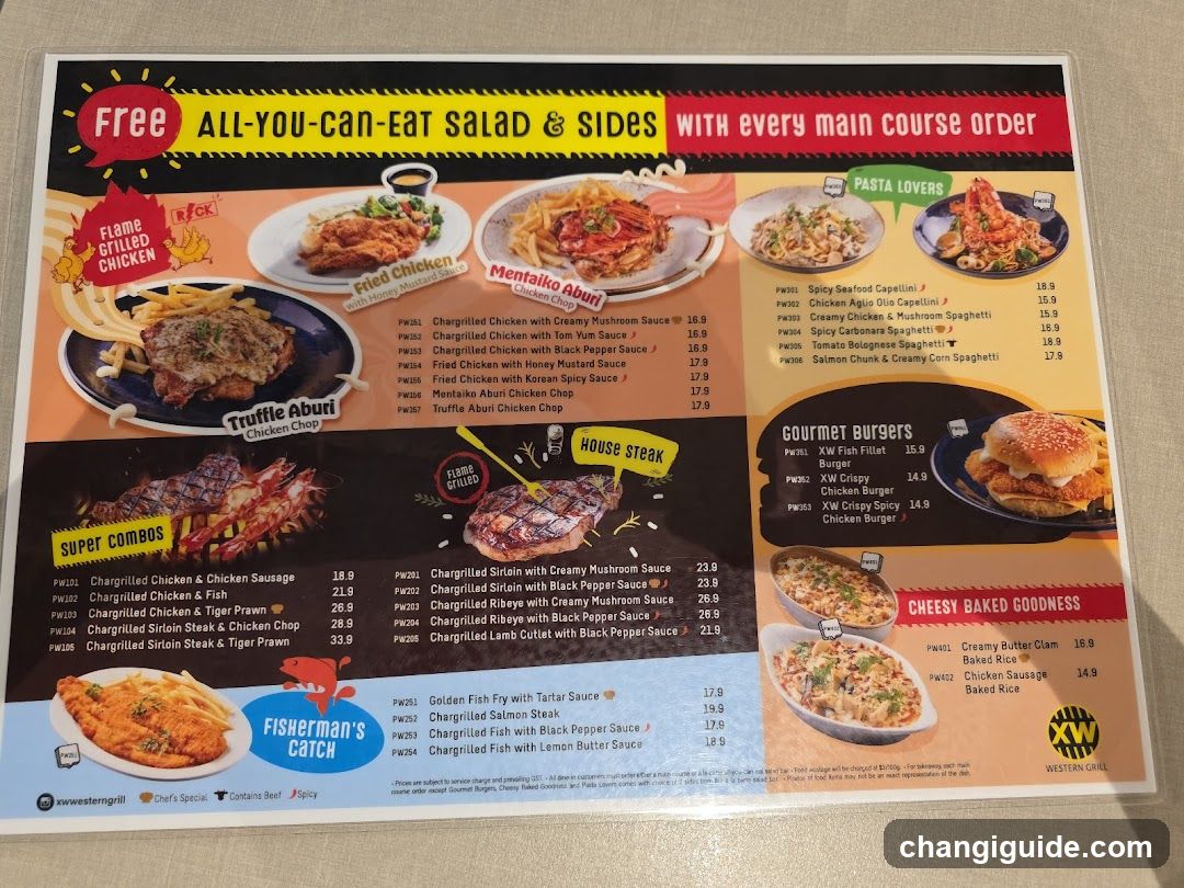 Western Grill Menu