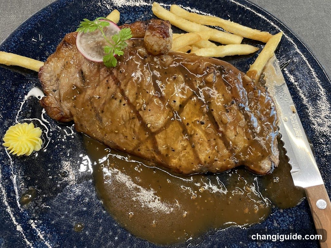 Steak with Gravy and Fries