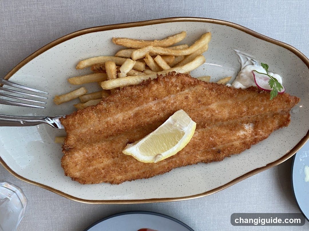 Fish and Chips with Lemon