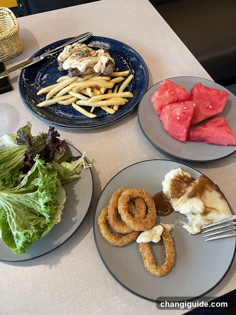 Food Spread on Table